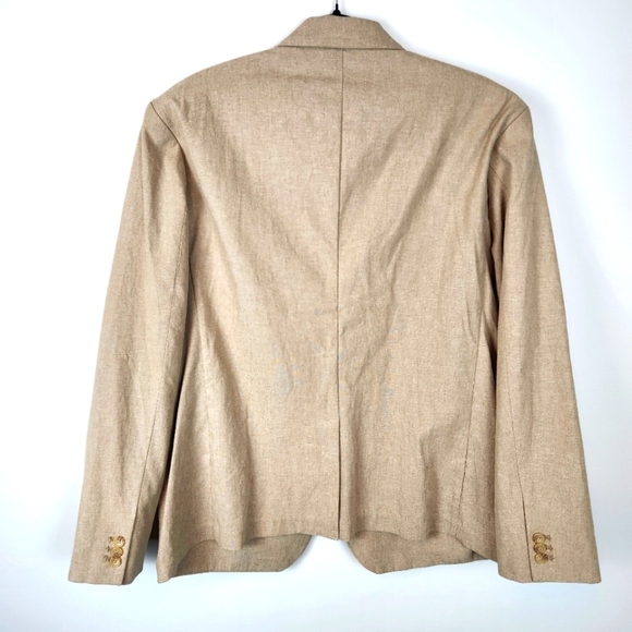 Old Navy Linen Cotton Blend Suit Jacket Blazer Beach Wedding Size XL Summer - Picture 7 of 16